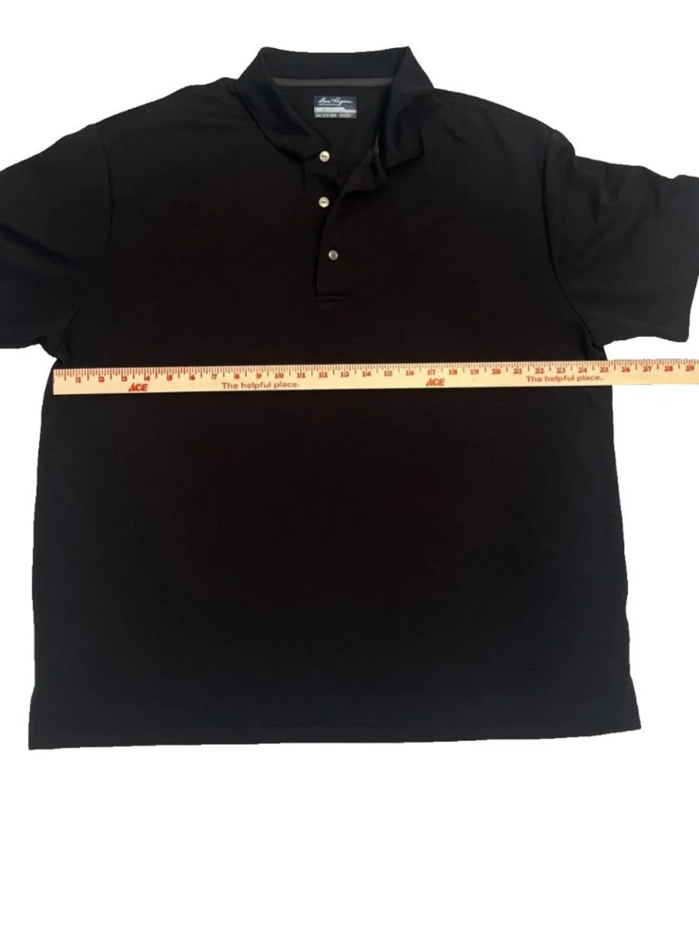 Ben Hogan Golf Mens Performance Knit Short Sleeve Black Shirt 2XL